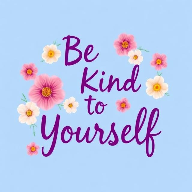 Be Kind To Yourself Magnet.