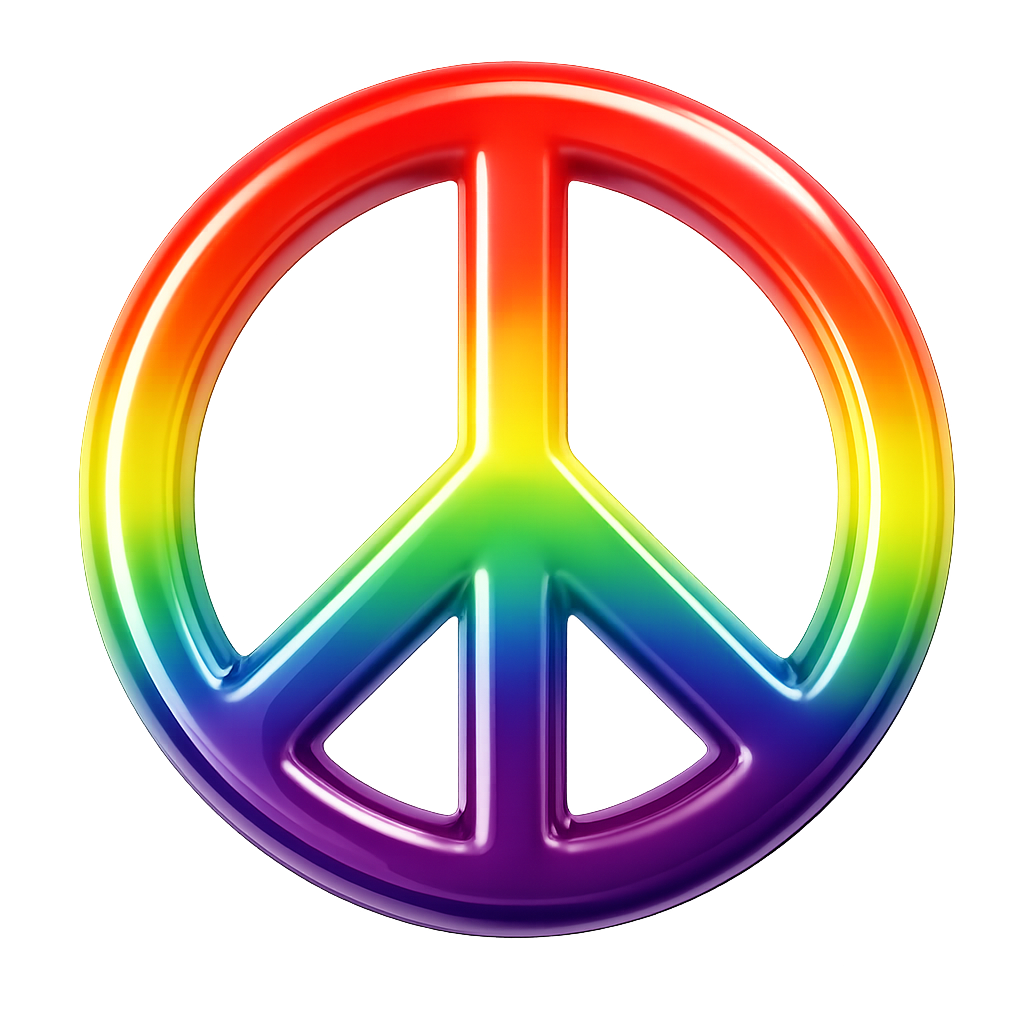 Peace Symbol Magnet.