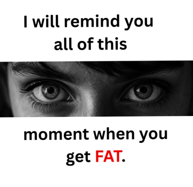 I Will Remind You All Of This Moment When You Get Fat Magnet.