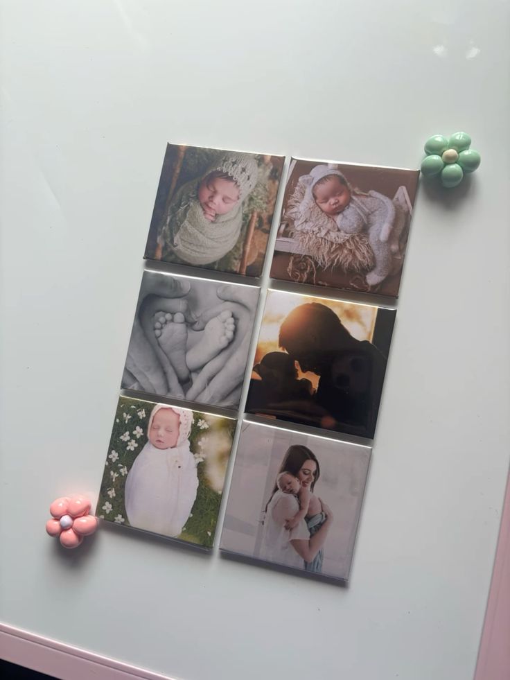 6 personalized photo magnets LARGE FORMAT