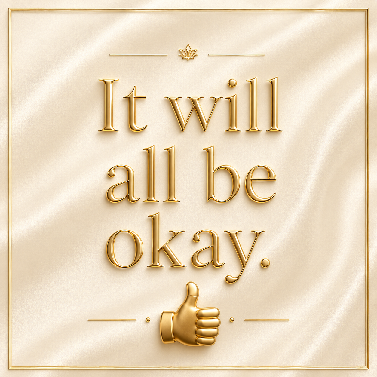 It Will All Be Okay Magnet.