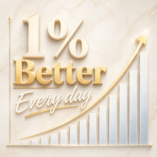 One% Better Everyday Magnet.