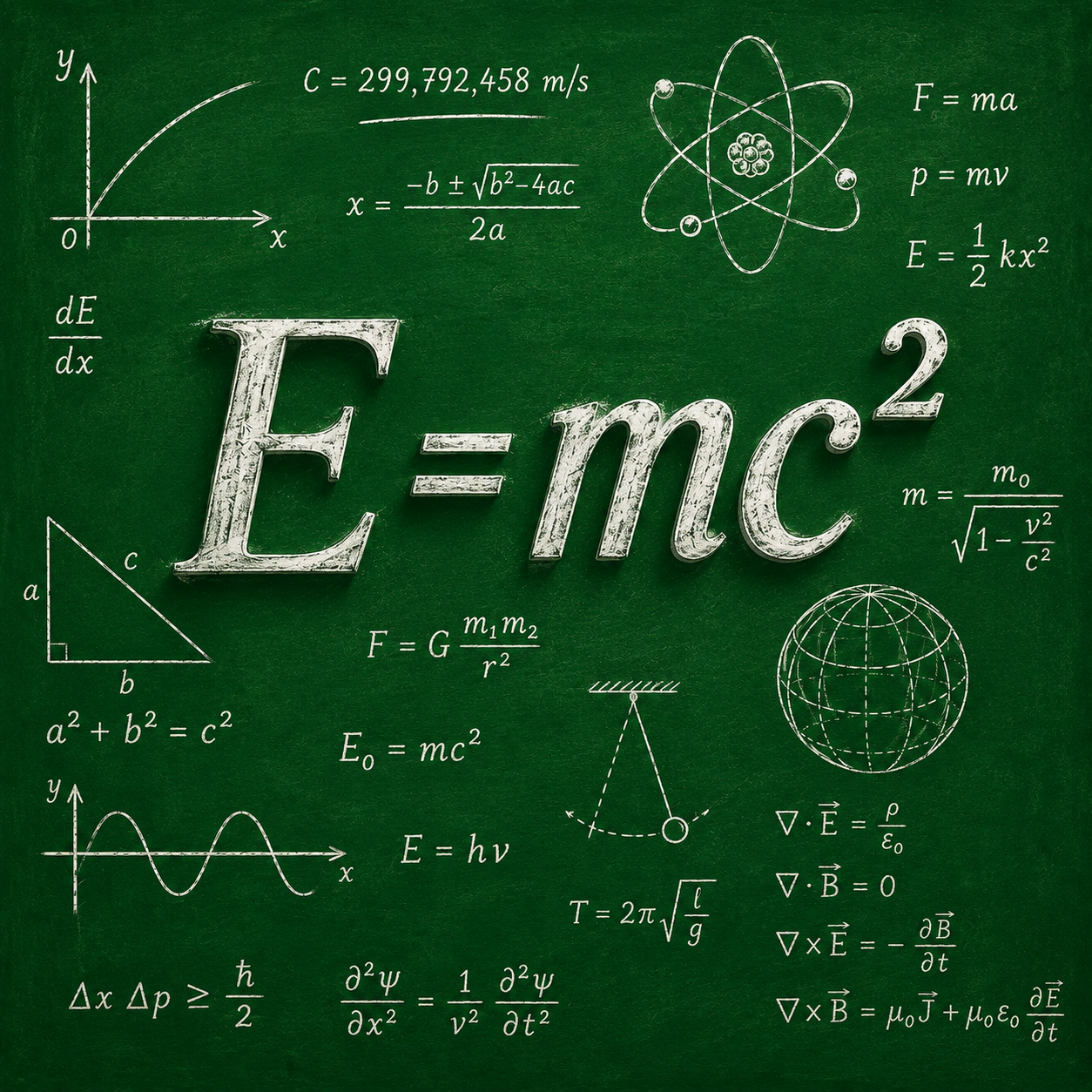 E=MC2 Magnet.