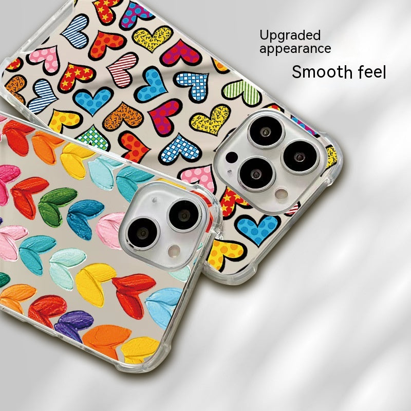 Love Mirror Makeup Phone Case unclo