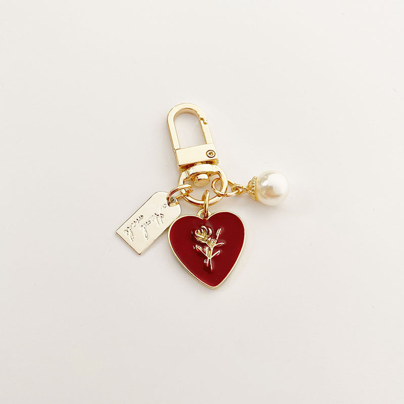 Love Rose Vintage Keychain Pendant unclo