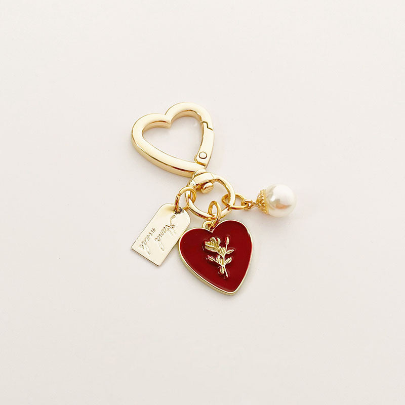 Love Rose Vintage Keychain Pendant unclo