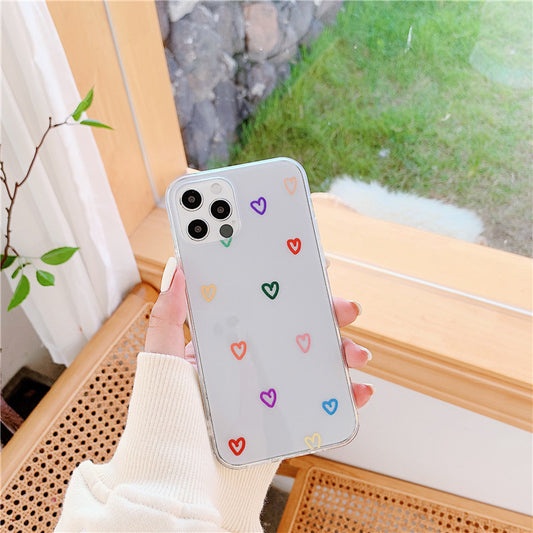 Love Transparent Mobile Phone Silicone unclo