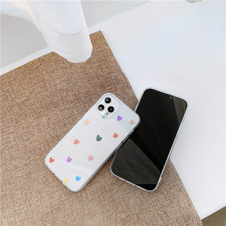 Love Transparent Mobile Phone Silicone unclo
