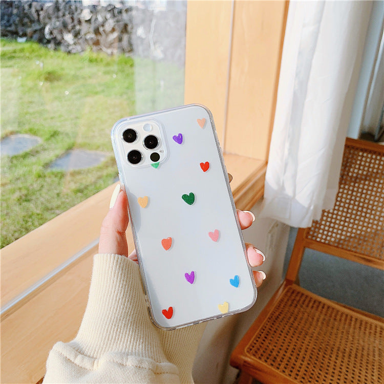 Love Transparent Mobile Phone Silicone unclo