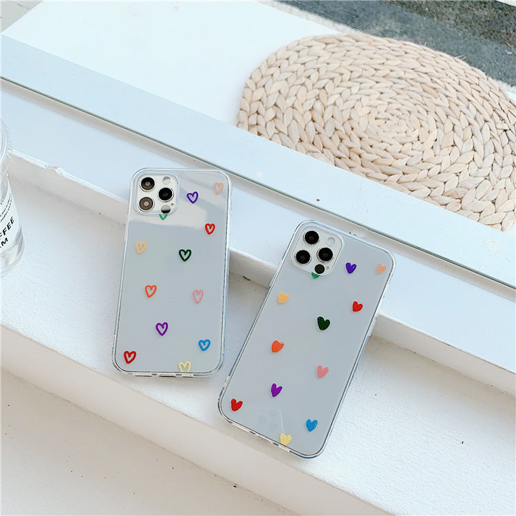 Love Transparent Mobile Phone Silicone unclo