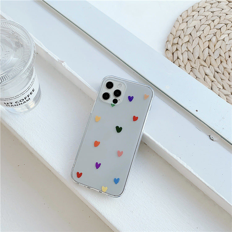 Love Transparent Mobile Phone Silicone unclo