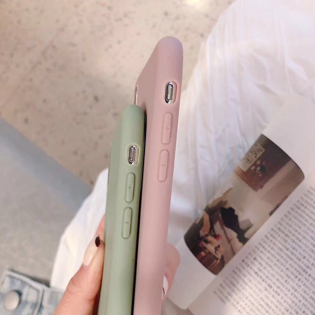 Love solid color phone case unclo