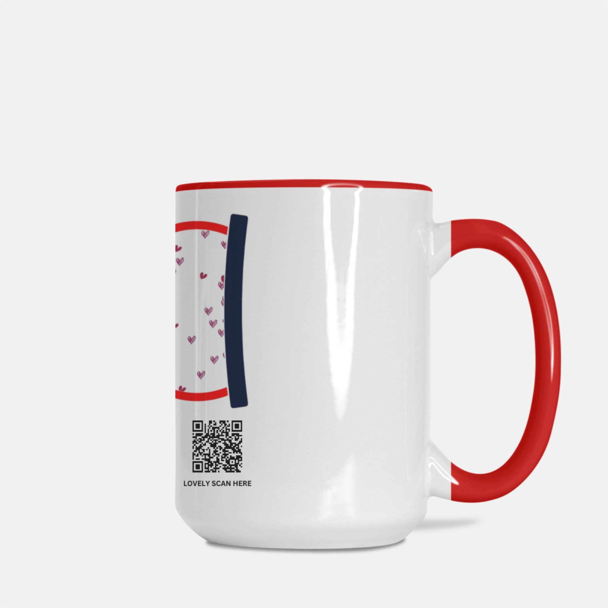 Mug Deluxe 15 oz. (Red + White) unclo