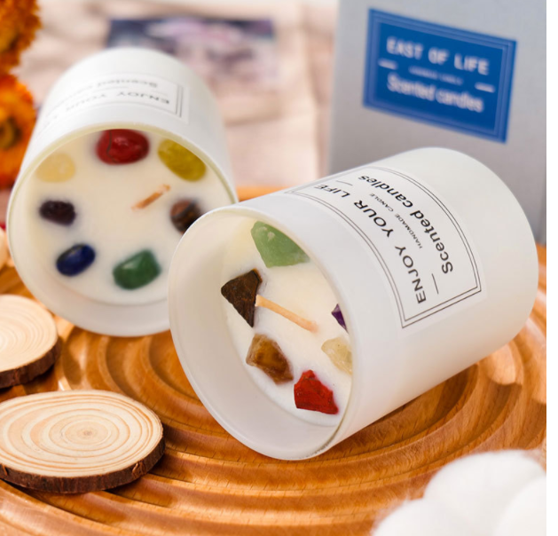 Natural Crystal Original Stone Incense Candle unclo