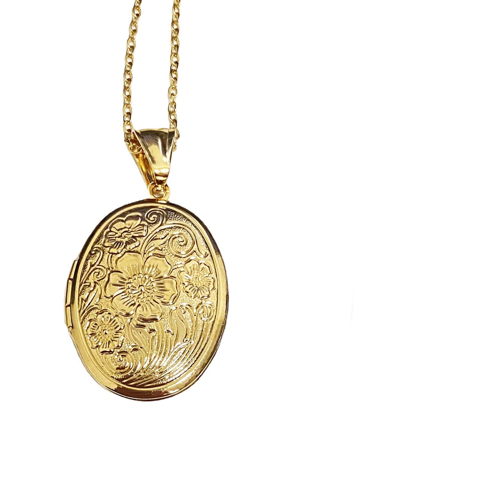 New Stainless Steel Photo Frame Pendant unclo