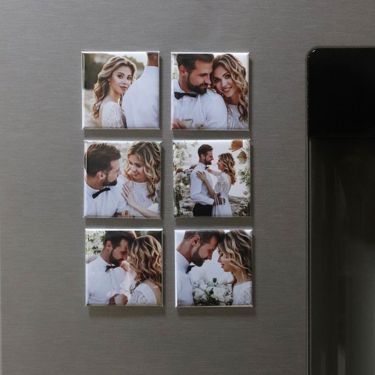 6 personalized photo magnets LARGE FORMAT