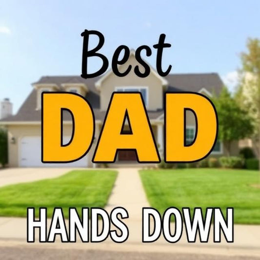Best Dad Hands Down Magnet.